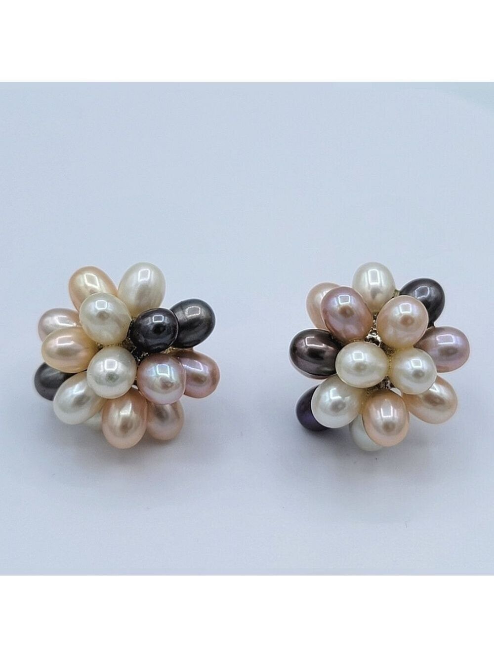 Pearl Cluster Earrings #2282